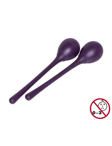  STAGG EGG-MA L/PP Maracas (Paar) Kunststoff eiförmig m. langem Griff|MusicGoodDeal 
