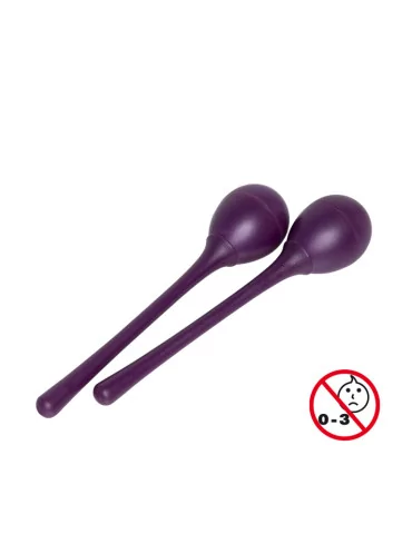  STAGG EGG-MA L/PP Maracas (Paar) Kunststoff eiförmig m. langem Griff|MusicGoodDeal  2