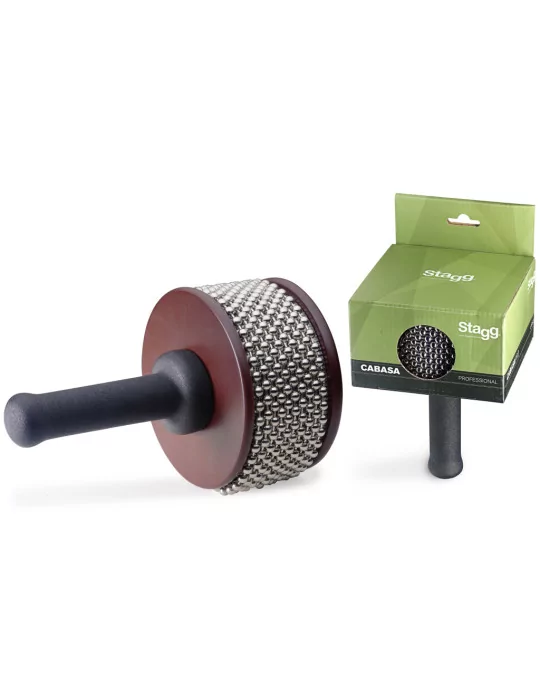  STAGG CABPRO-L Professionelle Holz Cabasa großes Modell|MusicGoodDeal 
