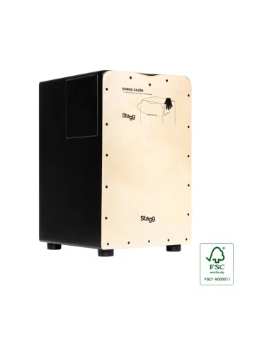  STAGG CAJ-BONGO-N Bongo-Cajon|MusicGoodDeal  2