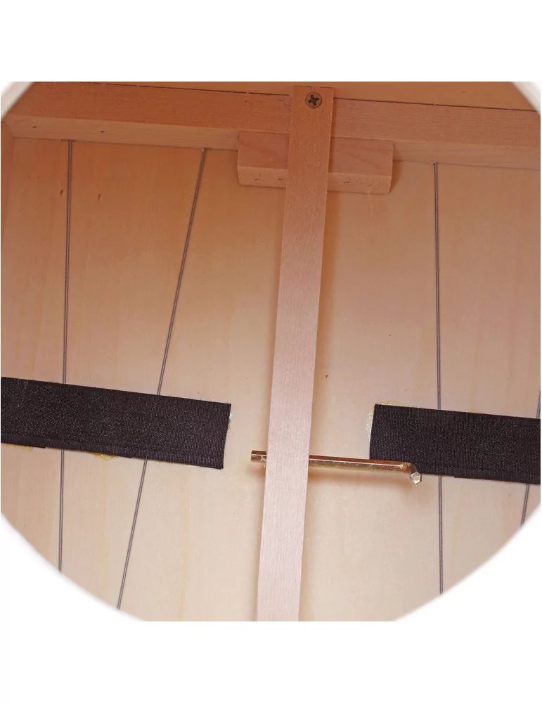  STAGG CAJ-KID-N Lindenholz Kinder-Cajon mit EasyGo-Rückenlehne natural-farbige Frontplatte|MusicGoodDeal 