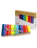  STAGG XYLO-J12 RB Xilófono con 12 palas de diferentes colores y dos mazos de madera|MusicGoodDeal 