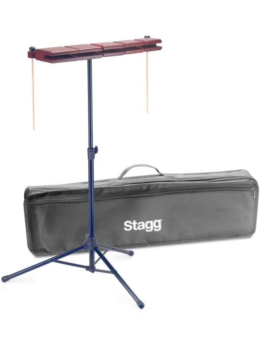  STAGG WB-SET 5B Tempel Block Set aus Holz 5-teilig|MusicGoodDeal 