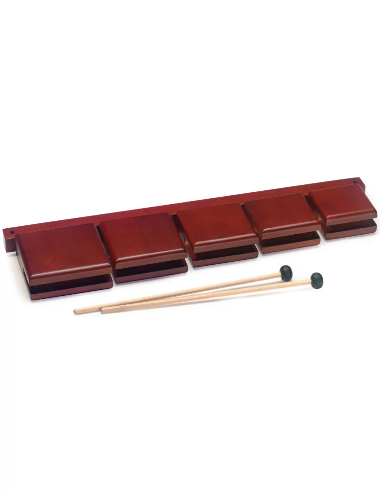  STAGG WB-SET 5B Tempel Block Set aus Holz 5-teilig|MusicGoodDeal 