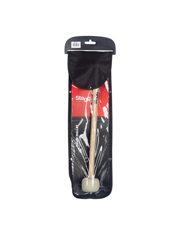  STAGG SMD-F2 Single maple mallet for marching / orchestral drum - Medium|MusicGoodDeal 