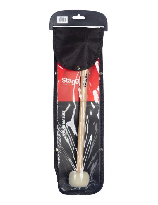  STAGG SMD-F2 Single maple mallet for marching / orchestral drum - Medium|MusicGoodDeal 