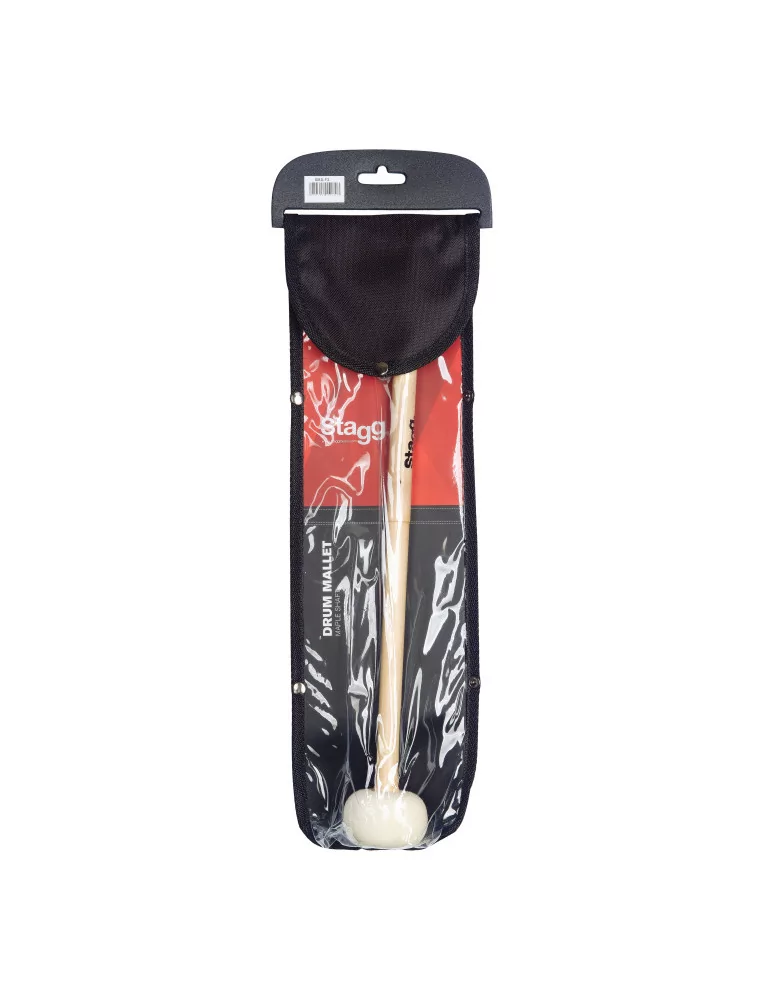  STAGG SMD-F3 Single maple mallet for marching / orchestral drum - Large|MusicGoodDeal 