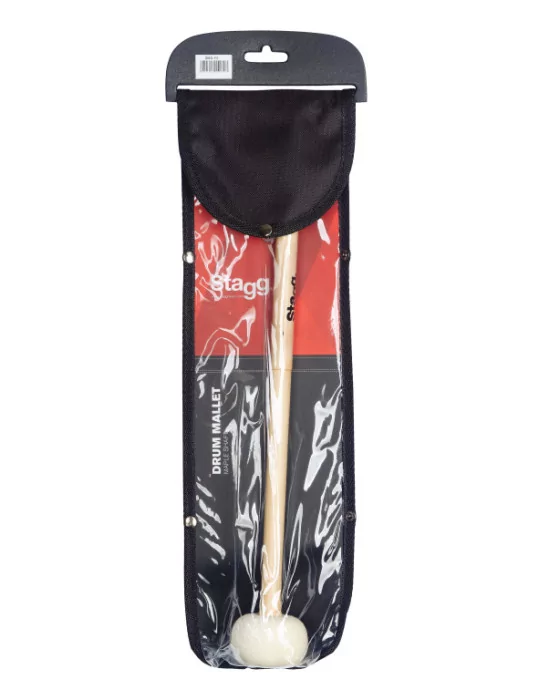  STAGG SMD-F3 Single maple mallet for marching / orchestral drum - Large|MusicGoodDeal 