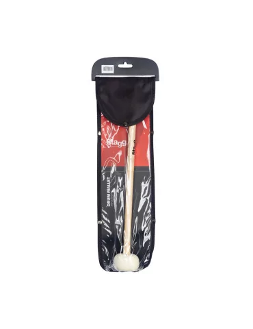  STAGG SMD-F3 Single maple mallet for marching / orchestral drum - Large|MusicGoodDeal  2