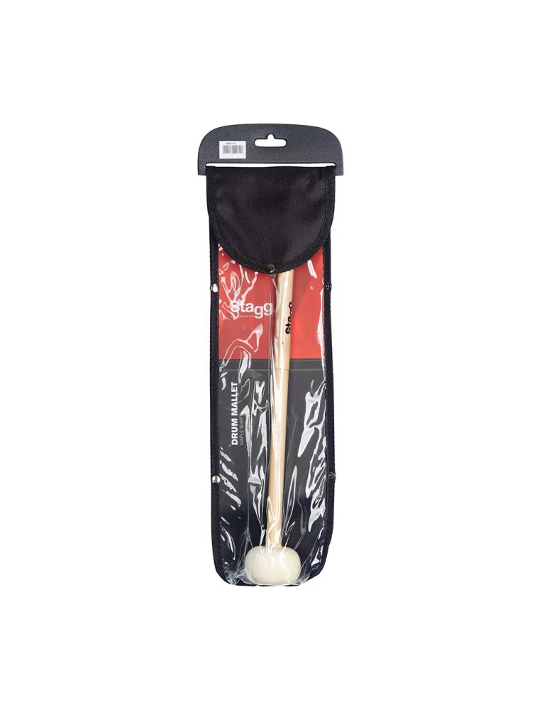  STAGG SMD-F3 Single maple mallet for marching / orchestral drum - Large|MusicGoodDeal 