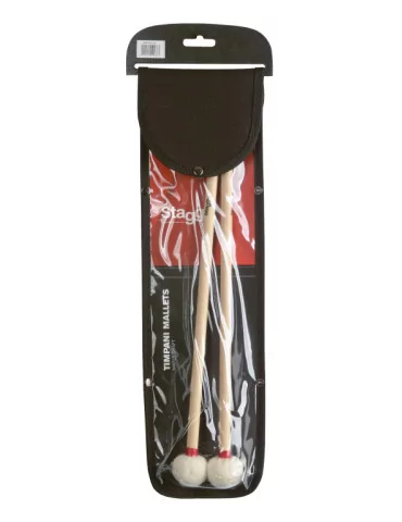  STAGG SMTIM F35 Timpani mallets with maple handle and 1.4" (35 mm) felt head|MusicGoodDeal 