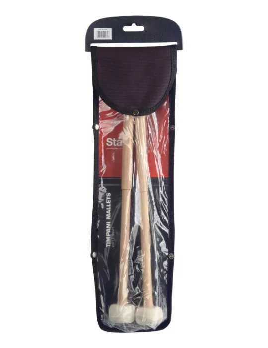  STAGG SMTIM F38 Timpani mallets with maple handle and 38 mm (1.5") round felt head|MusicGoodDeal 