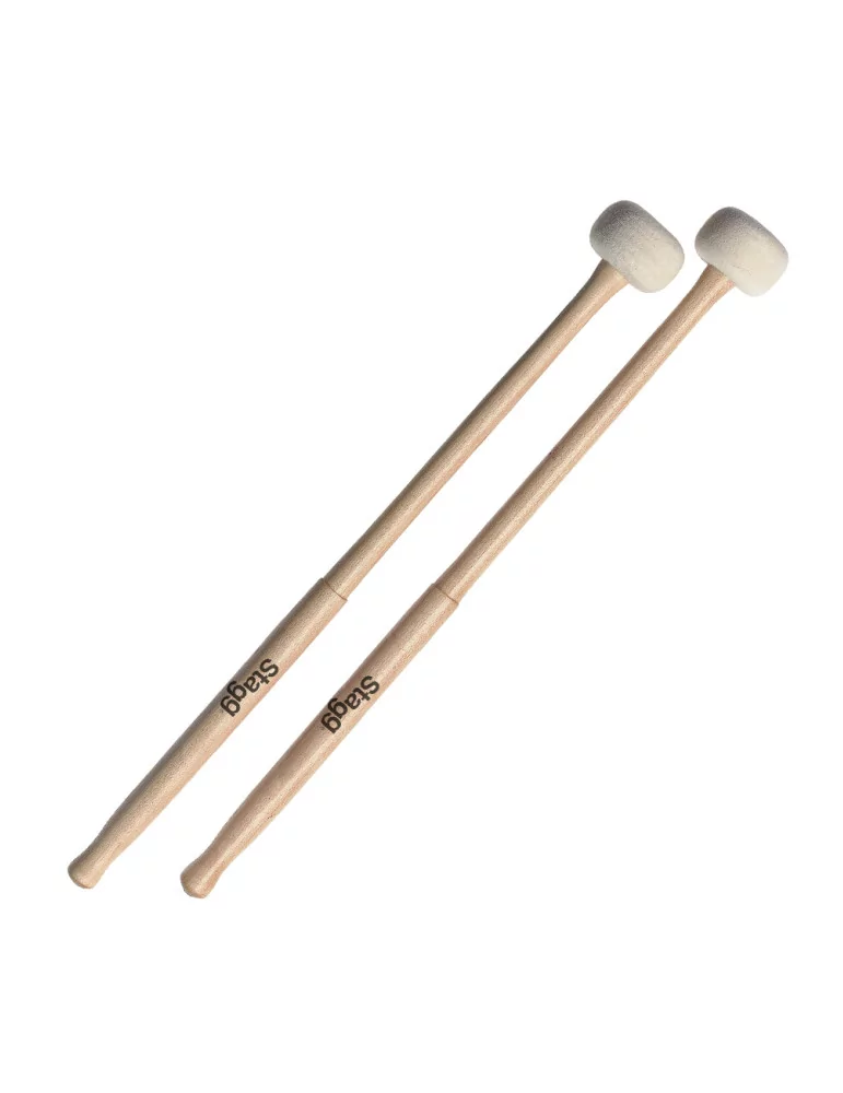  STAGG SMTIM F38 Timpani mallets with maple handle and 38 mm (1.5") round felt head|MusicGoodDeal 
