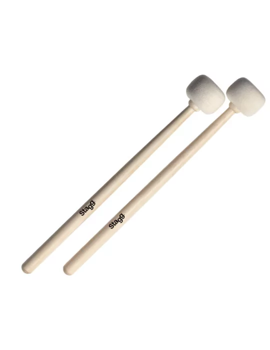  STAGG SMTIM F50 Timpani Paukenschlegel mit Ahorngriff und Filzkopf rund Durchmesser 50mm|MusicGoodDeal 