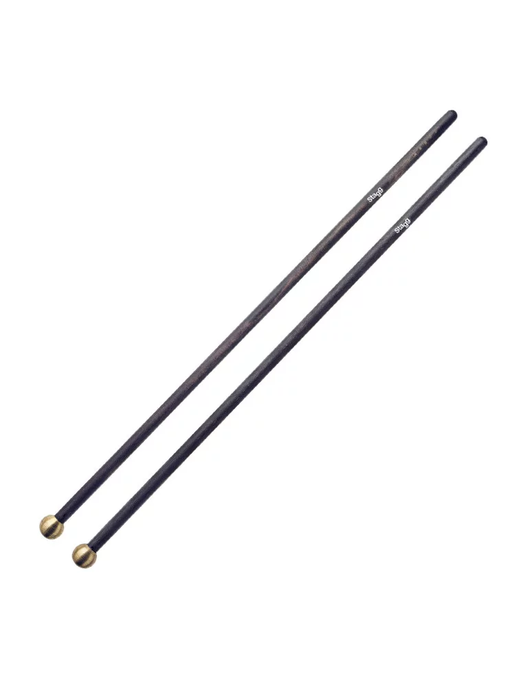  STAGG SMB-WB Par de mazos de arce para campana, con cabeza de latón|MusicGoodDeal 
