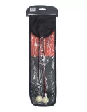  STAGG SMB-WN1 Par de mazos de arce para campana, con cabeza de nailon blanco|MusicGoodDeal 