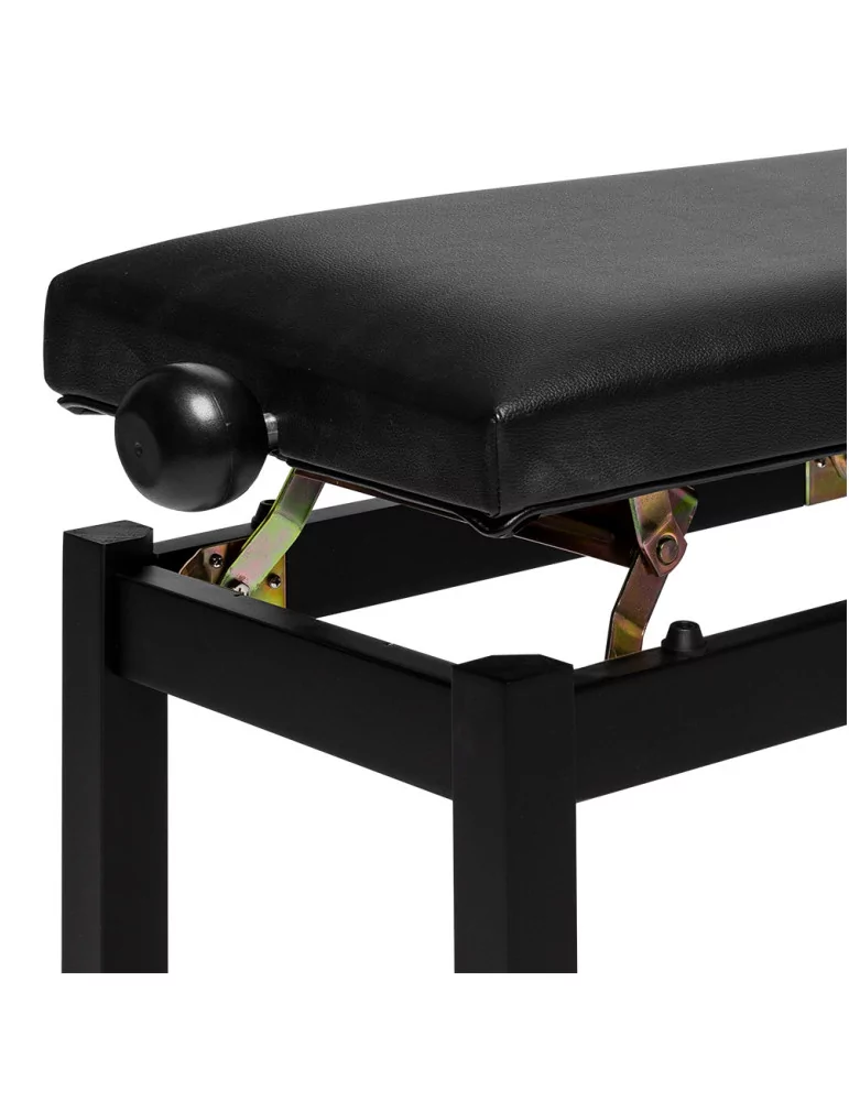 STAGG PB36 BKM SBK Klavierbank matt schwarz mit Vinylbezug in schwarz|MusicGoodDeal 