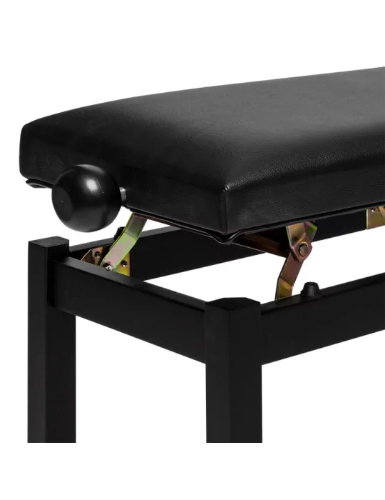  STAGG PB36 BKM SBK Klavierbank matt schwarz mit Vinylbezug in schwarz|MusicGoodDeal 