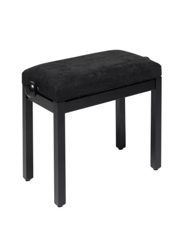  STAGG PB36 BKM VBK Klavierbank matt schwarz mit Samtbezug in schwarz|MusicGoodDeal 