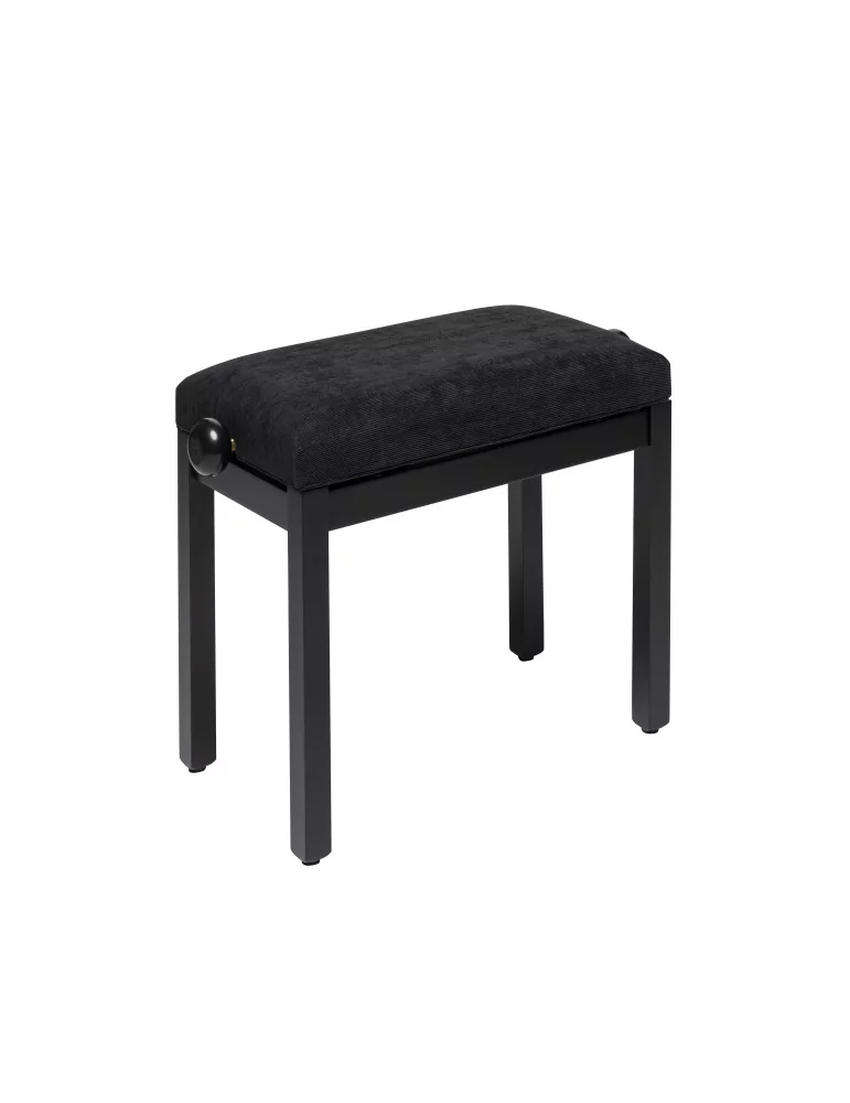  STAGG PB36 BKM VBK Klavierbank matt schwarz mit Samtbezug in schwarz|MusicGoodDeal 