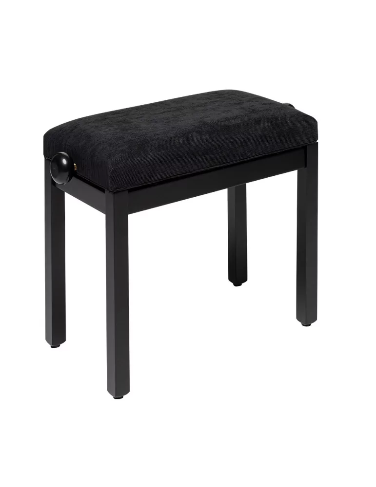  STAGG PB36 BKM VBK Klavierbank matt schwarz mit Samtbezug in schwarz|MusicGoodDeal 