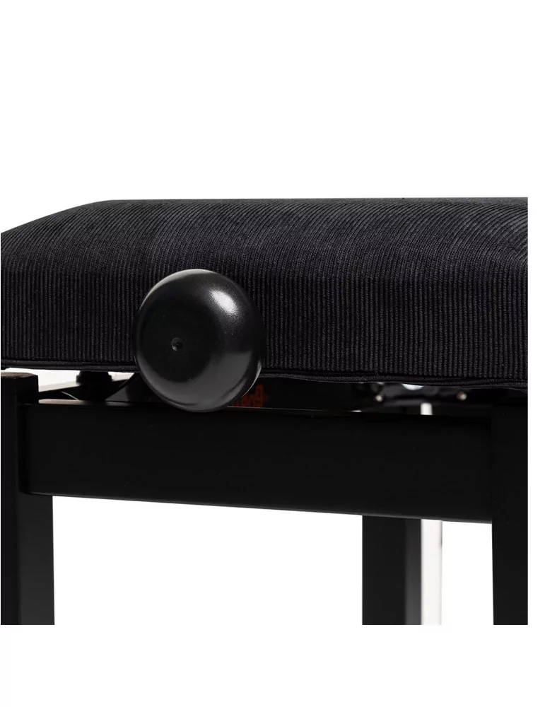  STAGG PB36 BKM VBK Klavierbank matt schwarz mit Samtbezug in schwarz|MusicGoodDeal 