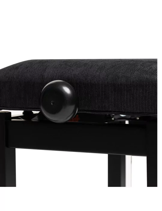  STAGG PB36 BKM VBK Klavierbank matt schwarz mit Samtbezug in schwarz|MusicGoodDeal 