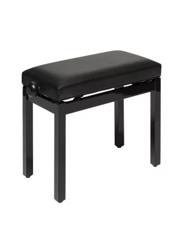  STAGG PB36 BKP SBK Klavierbank hochglänzend schwarz mit Vinylbezug in schwarz|MusicGoodDeal 