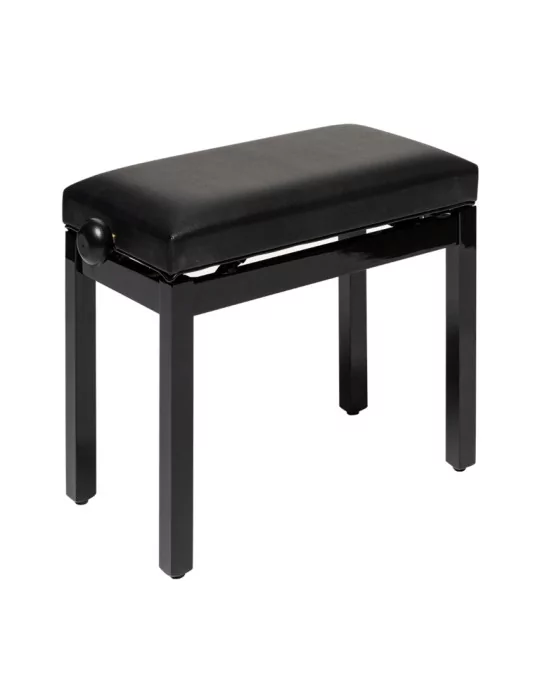  STAGG PB36 BKP SBK Banco de piano, negro brillante, con bola de skai negra|MusicGoodDeal 