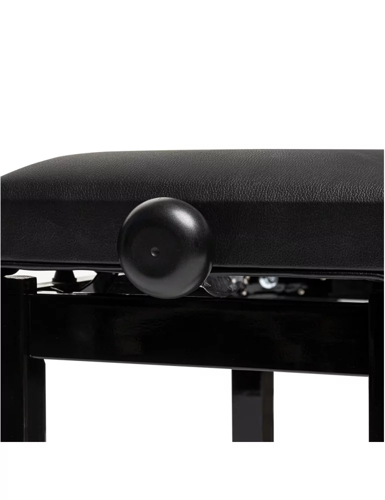  STAGG PB36 BKP SBK Banco de piano, negro brillante, con bola de skai negra|MusicGoodDeal 