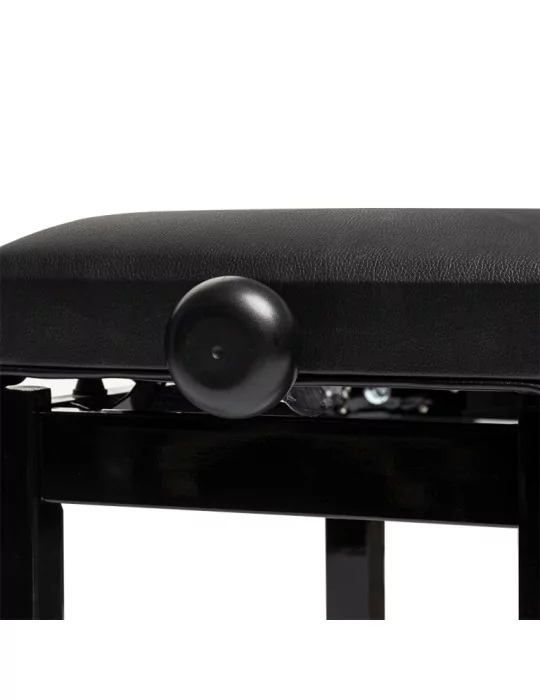  STAGG PB36 BKP SBK Banco de piano, negro brillante, con bola de skai negra|MusicGoodDeal 