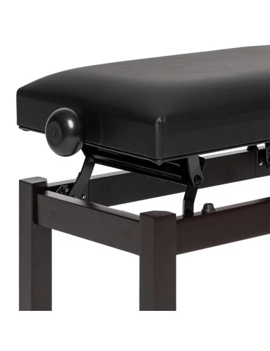  STAGG PB36 RWM SBK Matt piano bench, rosewood colour, with black vinyl top|MusicGoodDeal 