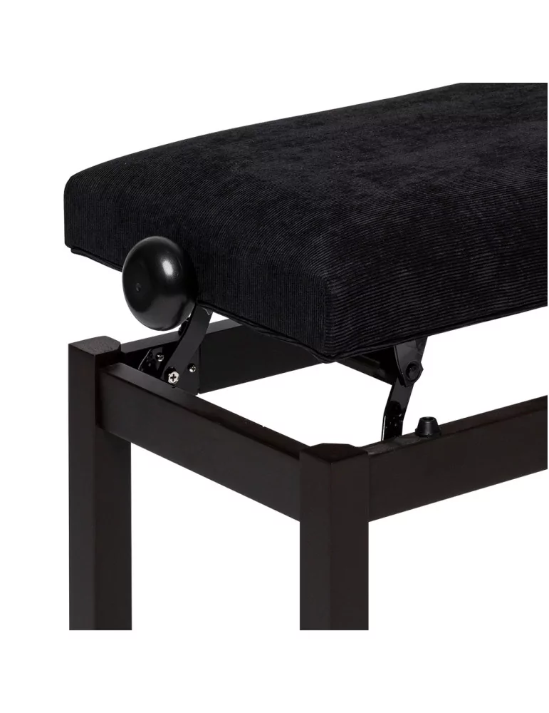  STAGG PB36 RWM VBK Klavierbank matt Farbe Palisander mit Samtbezug in schwarz|MusicGoodDeal 