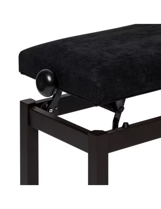  STAGG PB36 RWM VBK Klavierbank matt Farbe Palisander mit Samtbezug in schwarz|MusicGoodDeal 