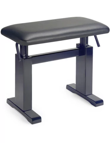  STAGG PBH 780 BKM LBK Matt Schwarz hydraulische Klavierbank Lederbezug feuerfest Schwarz|MusicGoodDeal 