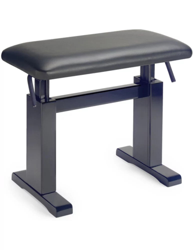  STAGG PBH 780 BKM LBK Matt Schwarz hydraulische Klavierbank Lederbezug feuerfest Schwarz|MusicGoodDeal 