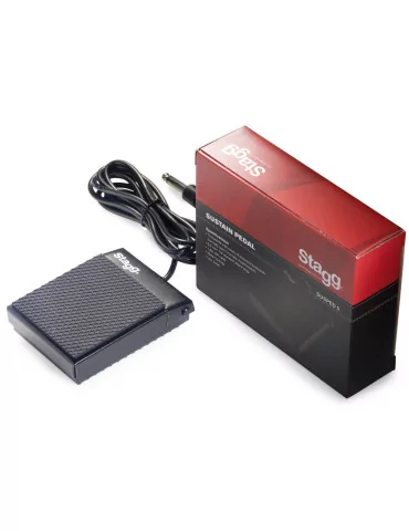  STAGG SUSPED 5 Universal sustain pedal for electronic piano or keyboard, with polarity switch and metal housing|MusicGoodDeal 