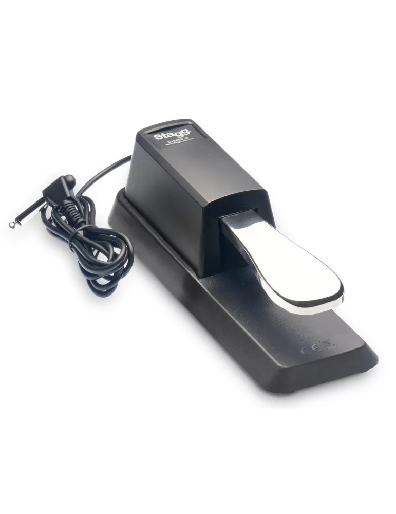  STAGG SUSPED 10 Universal sustain pedal for electronic piano or keyboard, with polarity switch|MusicGoodDeal 