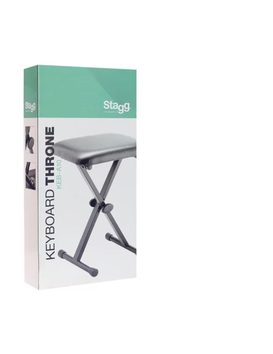  STAGG KEB-A10 Keyboardbank mit einklappbaren Beinen im X-Stil|MusicGoodDeal 