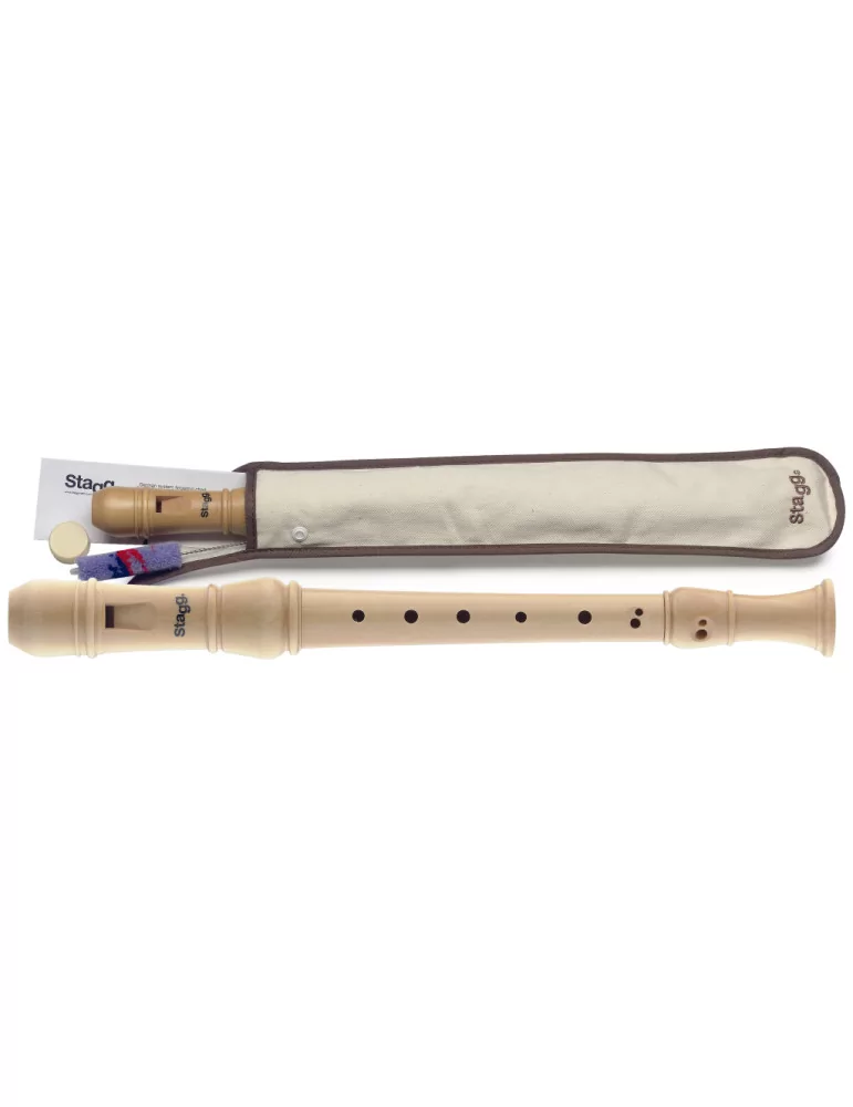  STAGG REC3-BAR/WD Soprano recorder, Baroque fingering, Maple wood|MusicGoodDeal 