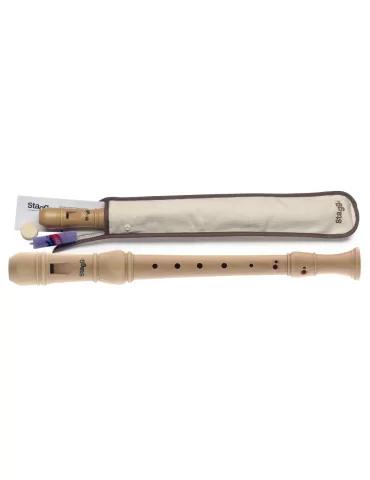  STAGG REC3-GER/WD Soprano recorder, German fingering, Maple wood|MusicGoodDeal 