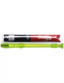  STAGG REC-GER/TGR Soprano recorder with German fingering, translucent green|MusicGoodDeal 