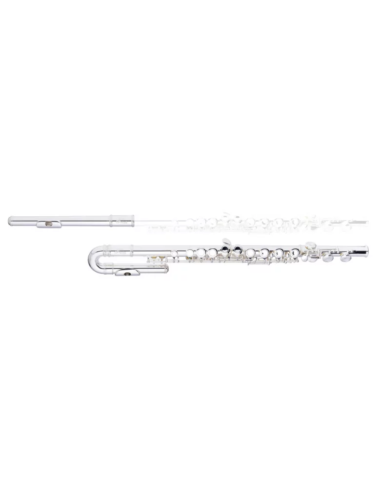  STAGG WS-FL221S C Querflöte 2 Kopfstücke (m. gebogenen) geschlossene Klappen vorgezogenes G versilbert|MusicGoodDeal 