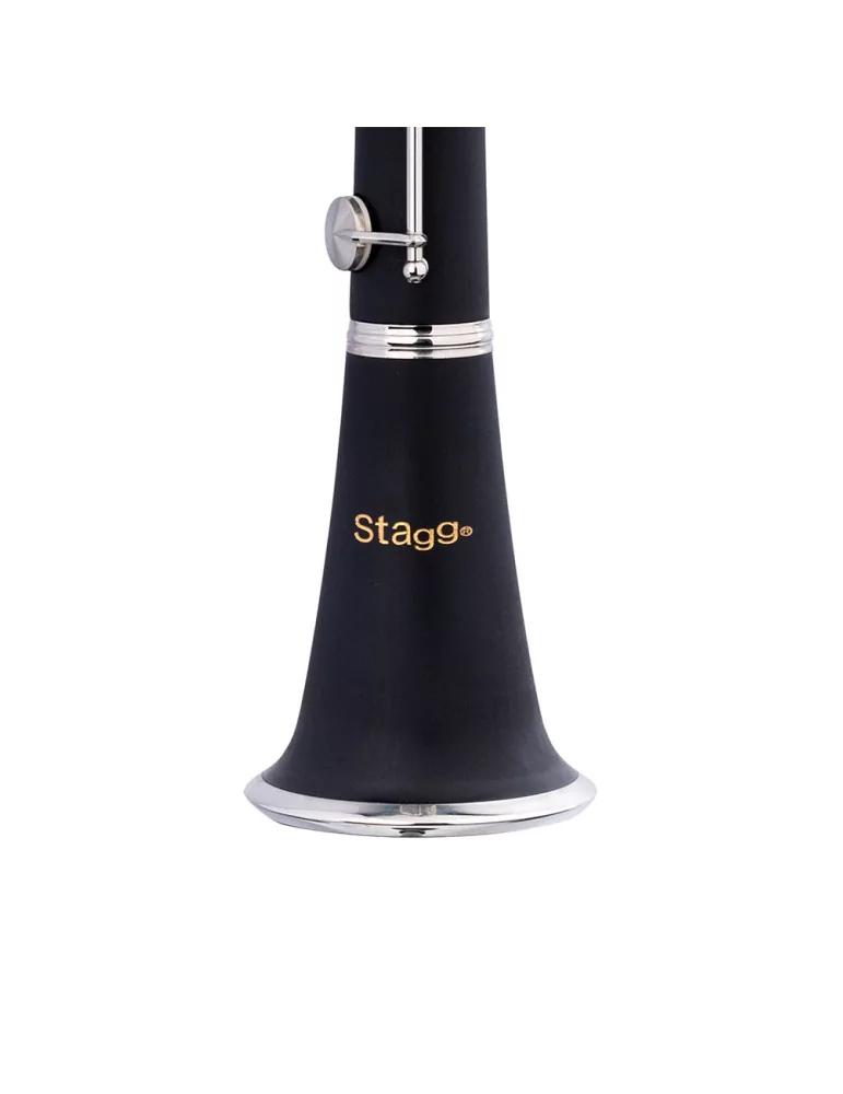  STAGG WS-CL210S Bb clarinet, Boehm system, ABS body and nickel-plated keys and rings|MusicGoodDeal 