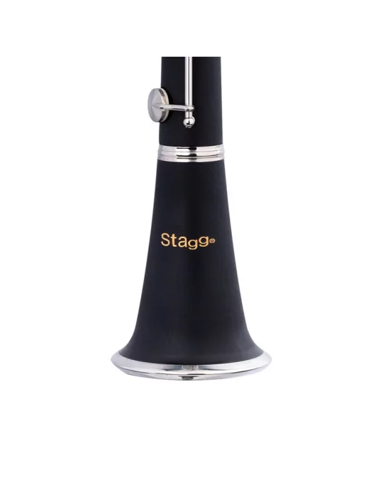  STAGG WS-CL210S Bb clarinet, Boehm system, ABS body and nickel-plated keys and rings|MusicGoodDeal 