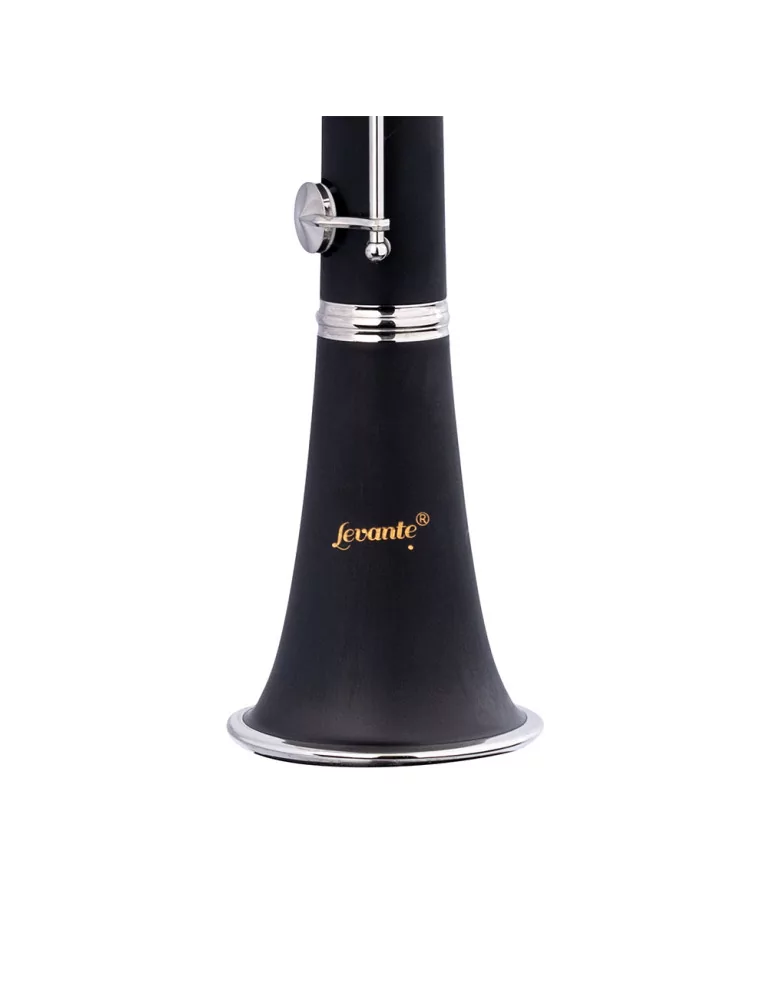  STAGG LV-CL4100 Bb Clarinet, ABS body, Boehm system, Nickel plated|MusicGoodDeal 