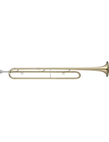  STAGG LV-FS4205 Eb Fanfare Trumpet, body in brass|MusicGoodDeal 