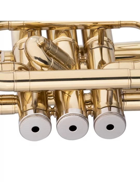  STAGG WS-CR215S Bb-Cornet, ML-bore, Brass body material|MusicGoodDeal 