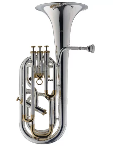  STAGG LV-BH5411 Professional Bb Baritone, 4 Monel pistons (3+1), Gold trim kit|MusicGoodDeal 