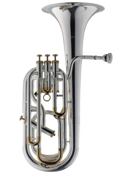  STAGG LV-BH5411 Profesionelle B Baritonhorn 3+1 Monel Ventile Gold Trim Kit|MusicGoodDeal 